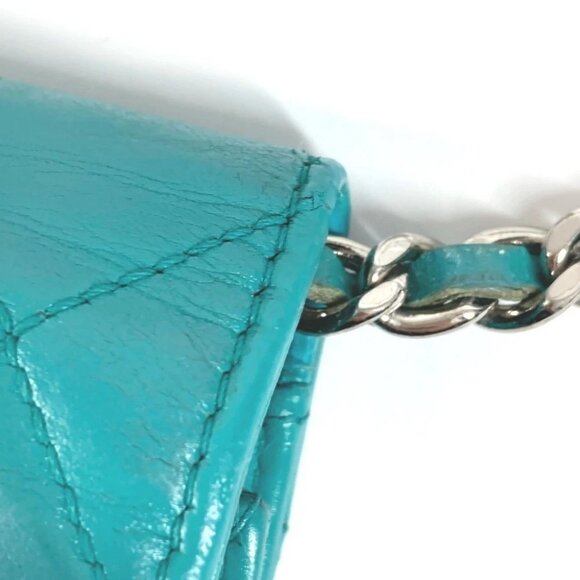 CHANEL Crossbody CC Mark Quilted Matelasse Chain Long Wallet Shoulder Bag - Picture 8 of 16